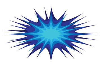 Comic burst vector icon. Comic burst, bursting star, starburst speech bubbles. Star sticker, burst speech balloon.