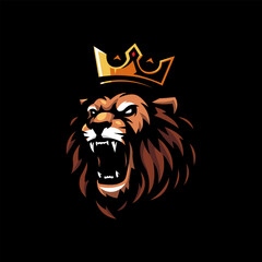 Lion King Mascot Logo for Sports
