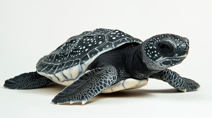 turtle on a white background Leatherback Sea Turtle