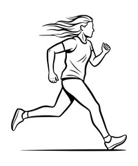 Person running