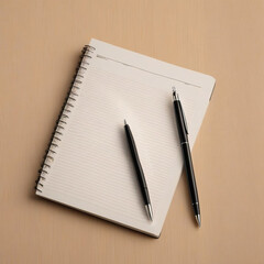 Classic Notebook with Pen Photo