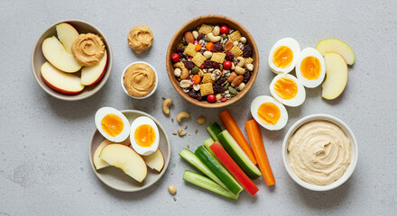 Bowl of Mixed Nuts and Seeds: Healthy Snack