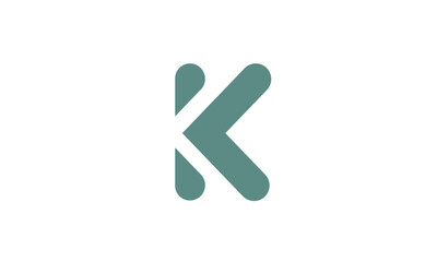 Modern Letter K Logo Design – Minimalist Monogram Symbol
