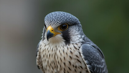 A close up portrait of a majestic bird of prey
