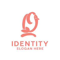 letter Q Fish logo design, creative unique logo for your company