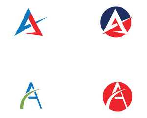 A  business Letter Logo and symbol Template Vector icon