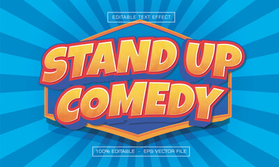 Stand Up Comedy text effect 