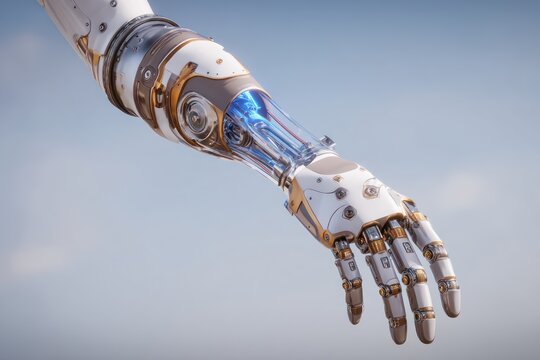 AI-powered prosthetics improving mobility and functionality for individuals with physical impairments.