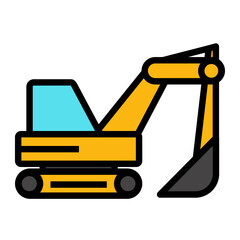 excavator icon	