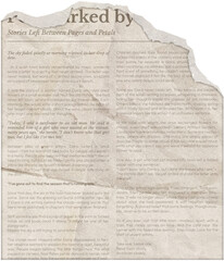 Ripped Newspaper vintage. Torn pieces of newspaper realistic texture for journal, collage, banner, poster, 90s design