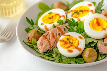 Tuna Salad & Egg Bowl
