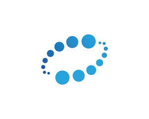 vortex circle logo and symbols template icons app..