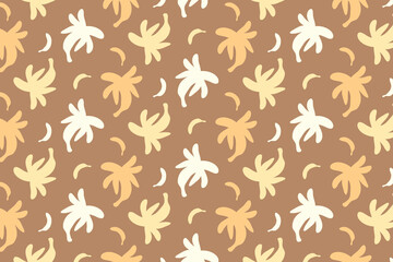 vector seamless pattern with banana fruit abstract background 