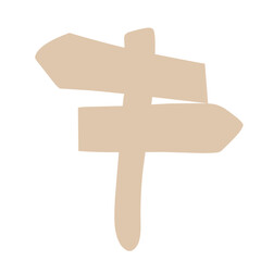 Wooden Sign Illustration