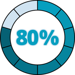 Infographic Progress Chart Element