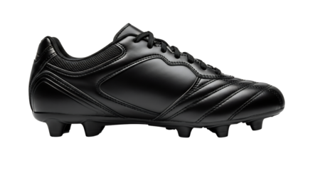 Classic Black Soccer Cleats Durable, Comfortable Football Boots for Superior Performance on the Field