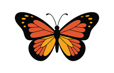 Colorful butterfly digital artwork

