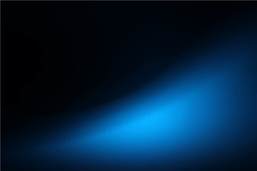 Abstract bright blue light waves illuminate a dark abstract background with energy and motion.