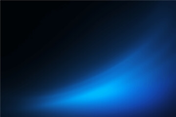 Abstract bright blue light waves illuminate a dark abstract background with energy and motion.