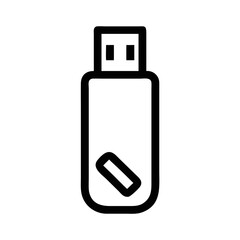 USB drive icons, vector .white background