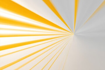 Abstract image of converging yellow and white lines creating a radiating, tunnel-like effect