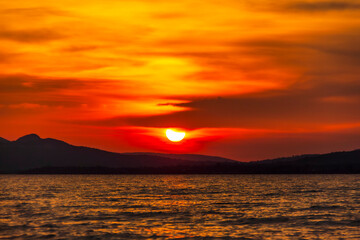 Obraz premium Atardecer Idílico