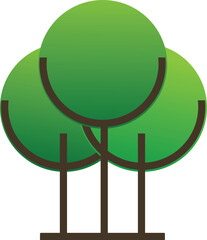 Minimalist Green Tree Logo for Eco-Friendly Brand or Nature Business