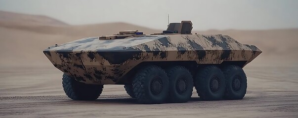 Desert Armored Vehicle Patrol