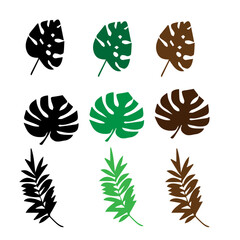 vector leaf set editable file