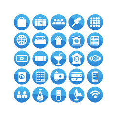 Hotel icons. Hotel icons set.