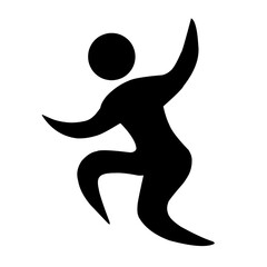 Jumping Figure Illustration