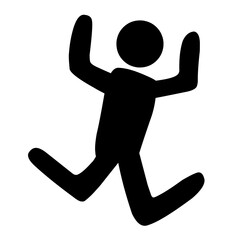 Jumping Figure Illustration