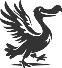 Dodo bird vector artwork drawing silhouette © LUTHFAN NAHAR LABONY