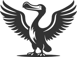 Dodo bird vector artwork drawing silhouette © LUTHFAN NAHAR LABONY