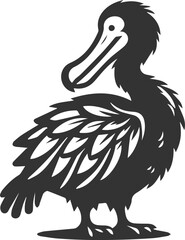 Dodo bird vector artwork drawing silhouette © LUTHFAN NAHAR LABONY