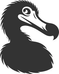 Dodo bird vector artwork drawing silhouette © LUTHFAN NAHAR LABONY