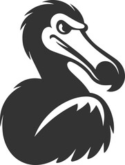 Dodo bird vector artwork drawing silhouette © LUTHFAN NAHAR LABONY