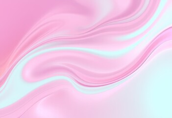 Abstract liquid swirl design in pastel pinks and light blues.