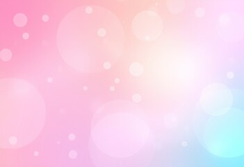 Delicate pastel circles in a soft gradient.