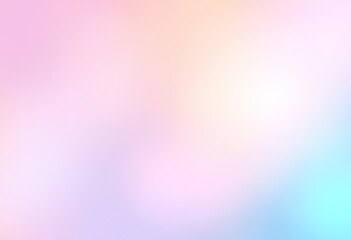 Delicate blend of pastel hues creates a soft backdrop.