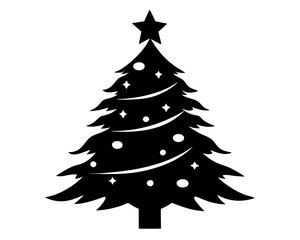 Holiday Tree Silhouette Vector Bundle – Christmas Tree Illustration SVG