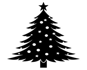 Holiday Tree Silhouette Vector Bundle – Christmas Tree Illustration SVG