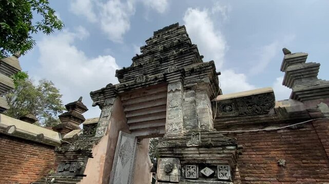 Ancient Gate at Kotagede Royal Cemetery Complex &ndash; Yogyakarta, Indonesia