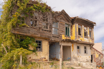 Abandoned Turkish house from the Ottoman period