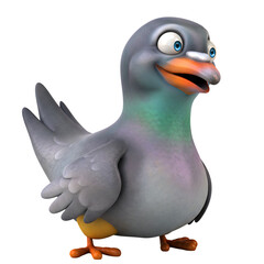 Cute Cartoon Pigeon
