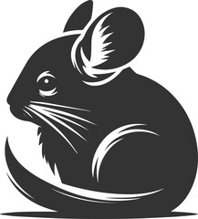 chinchilla rodent artwork vector
