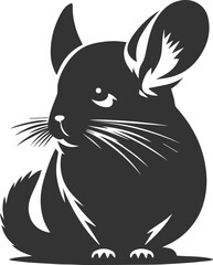 chinchilla rodent artwork vector