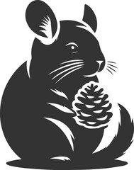 chinchilla rodent artwork vector