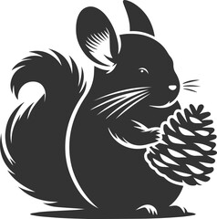 chinchilla rodent artwork vector