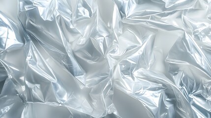Obraz premium Abstract wrinkled plastic sheet background texture